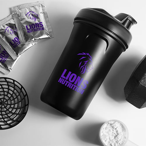 Lions Nutrition Mock Up beker